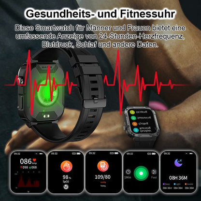 ⌚2025 FORBEDRET MILITÆRT SMARTWATCH