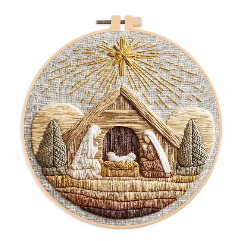 Påske-broderi DIY-kunstsæ