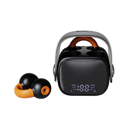 🥰 Bluetooth Ear Clip-On Headset med Ai Translator med digitalt display 🎧 🎧