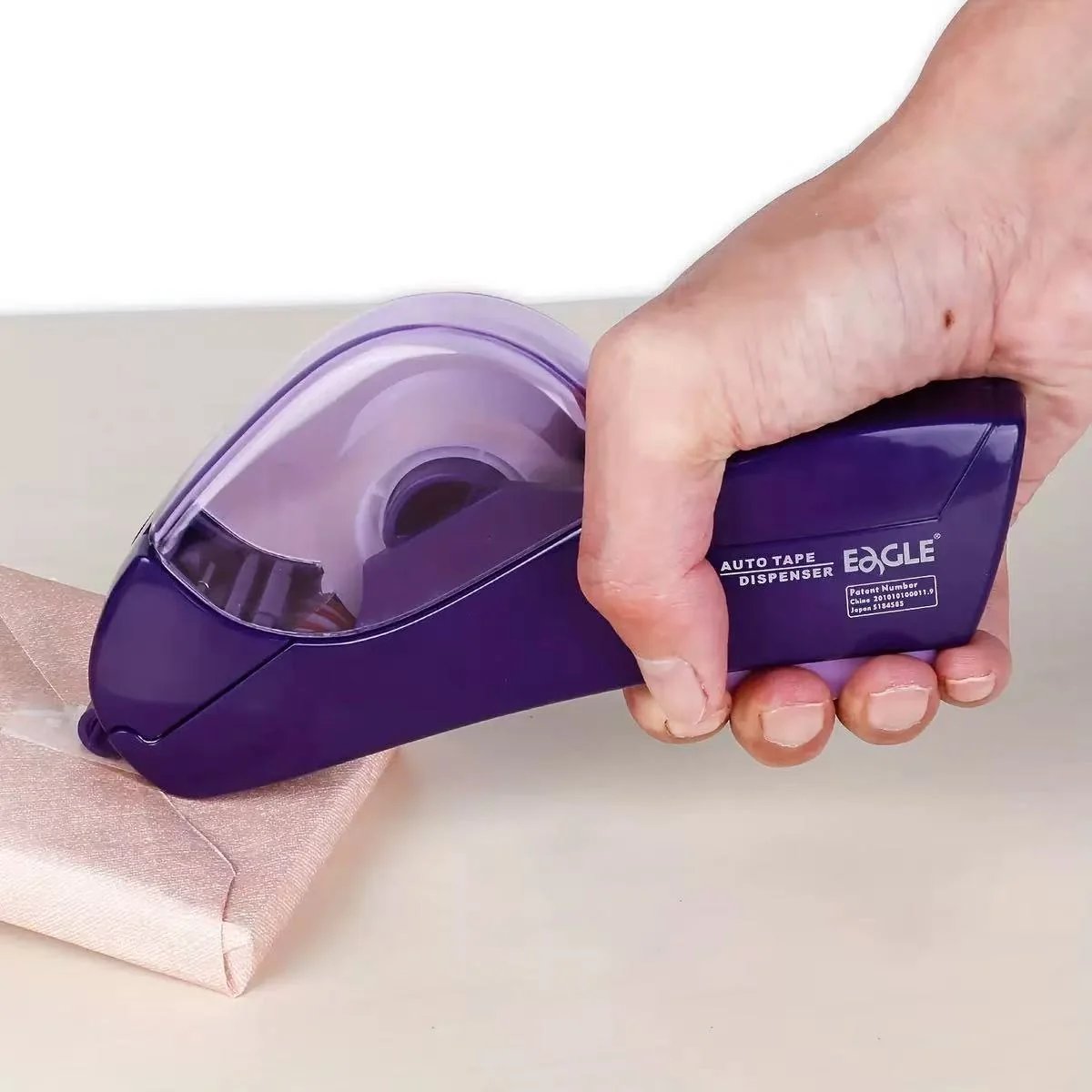 ✂️📦 Automatisk tape-dispenser – Pak ind med én hånd!
