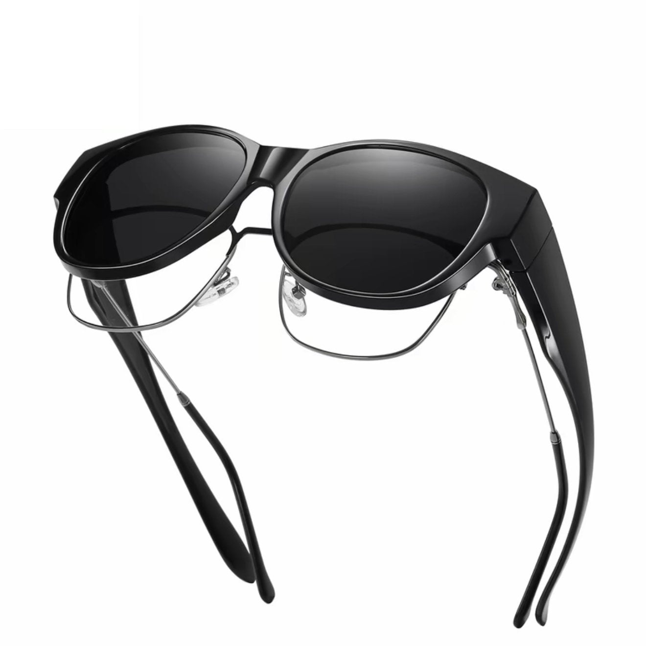 🔥🚀🕶Nye oversized solbriller i cat-eye-stil med polariserede glas og UV400-beskyttelse