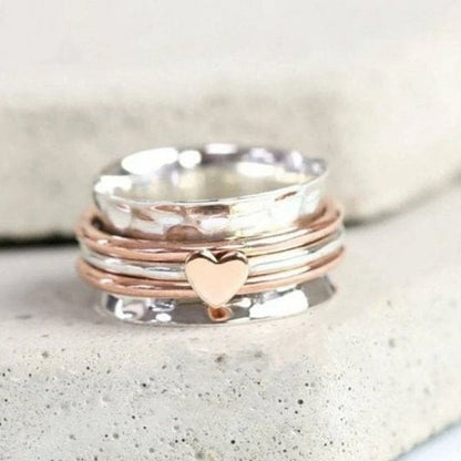 🔥Sidste dag 49% RABAT 🎁Self Love Spinner Hjertering 💖