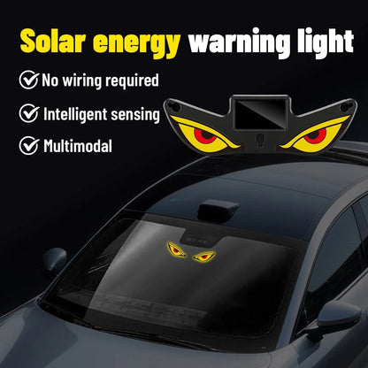 🔥Sidste dag med 49 % rabat – Solar Demon Eye LED-vindueslampe til bilen
