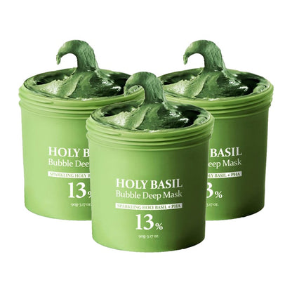 🌿 Glimsea™ Holy Basil Bubble Deep Mask