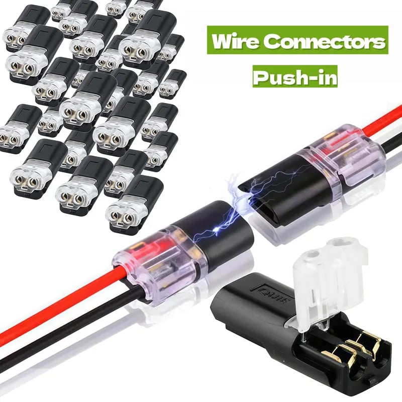 Dobbeltledningsstik Led-lysstangsstik 2 Pi