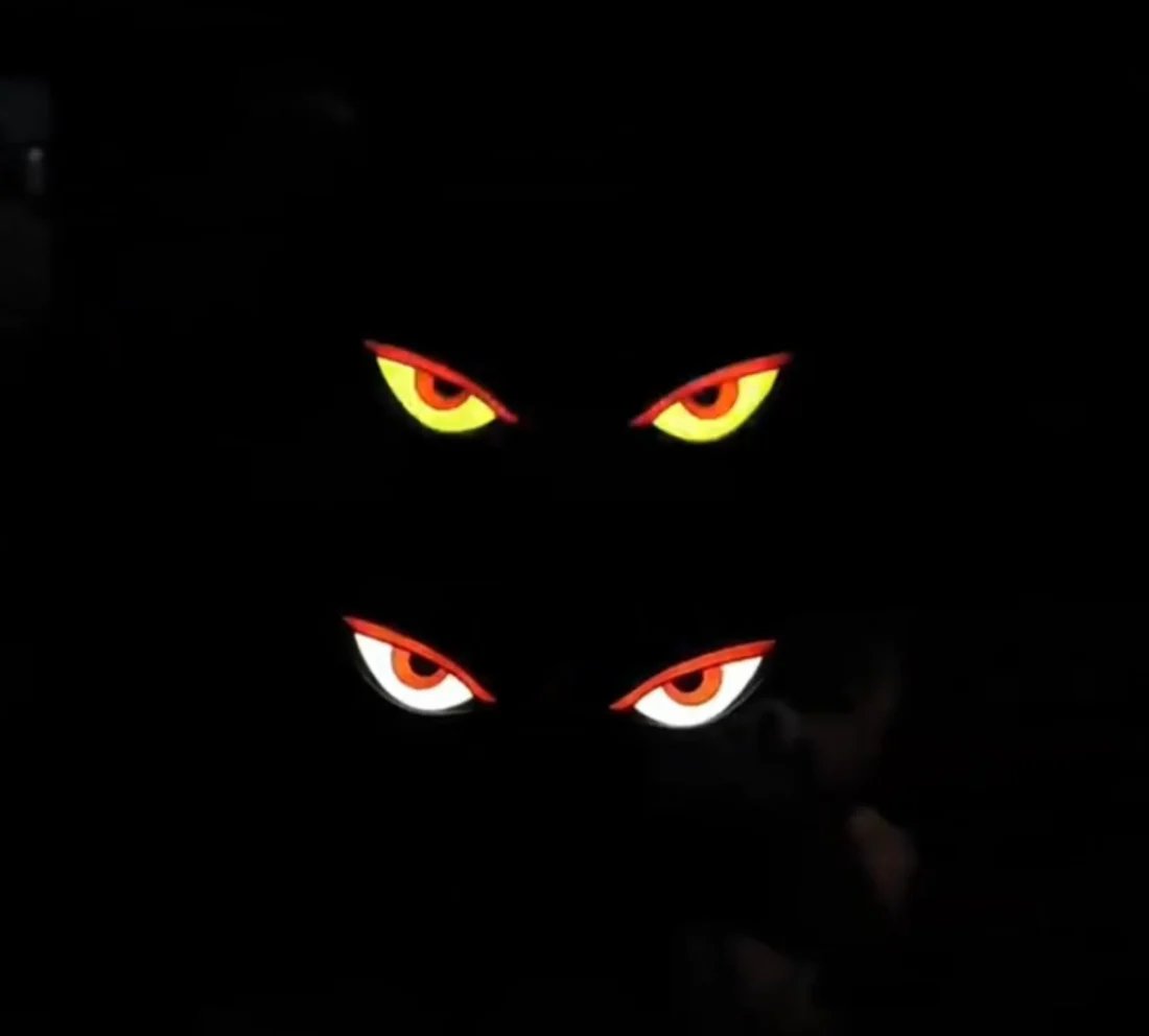 🔥Sidste dag med 49 % rabat – Solar Demon Eye LED-vindueslampe til bilen
