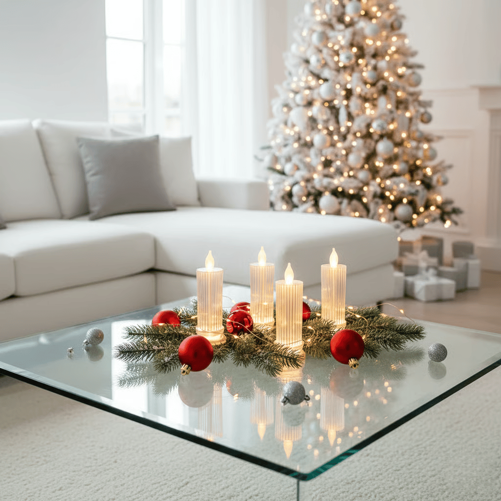 🔥HOT SALE 49%OFF✨🕯️LED Crystal Candle Lights (4 stk i 1 sæt)