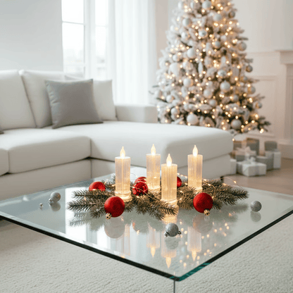 🔥HOT SALE 49%OFF✨🕯️LED Crystal Candle Lights (4 stk i 1 sæt)