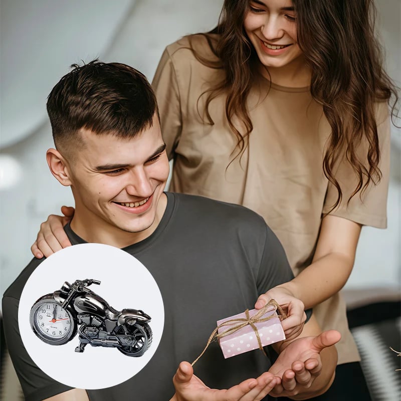 Kreativt vækkeur til motorcykel