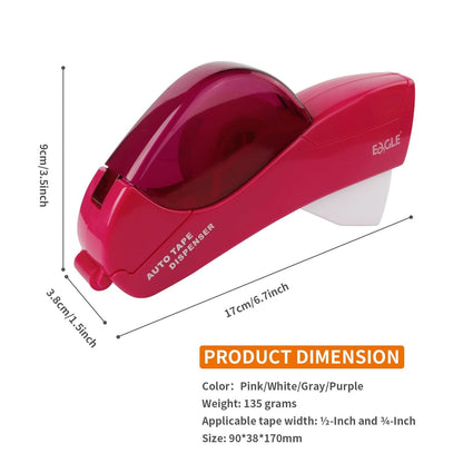 ✂️📦 Automatisk tape-dispenser – Pak ind med én hånd!