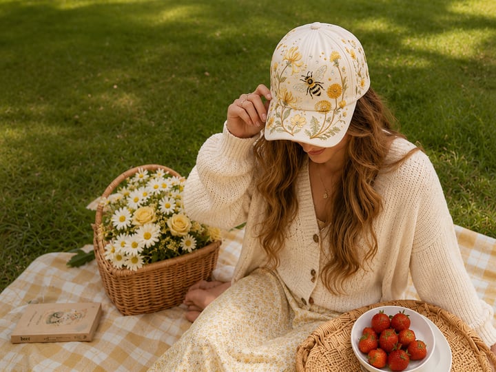 🔥Sidste dag – 50 % rabat 🌸🌿 Garden Morning Cap