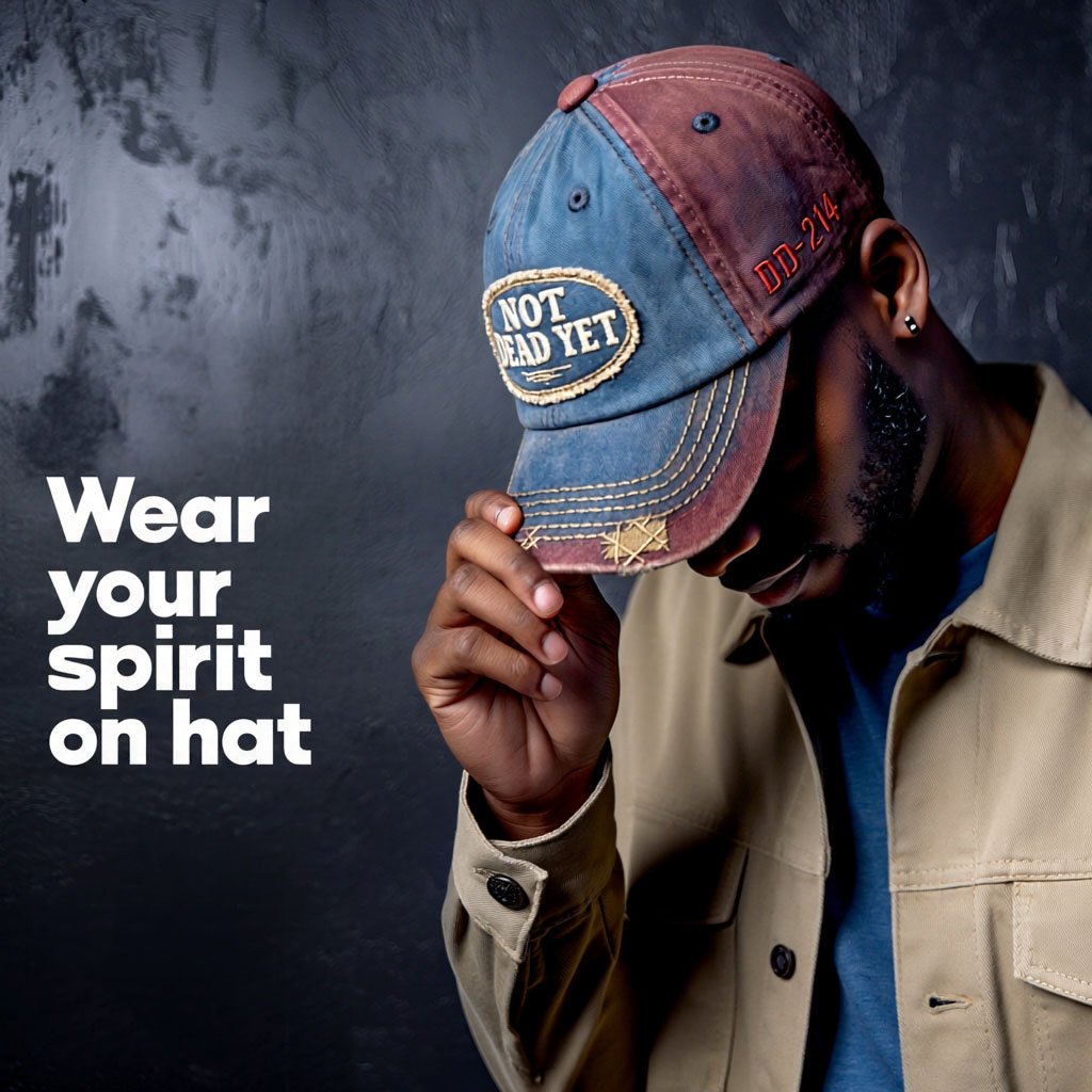 NOT DEAD YET - Vintagevasket baseballkaske