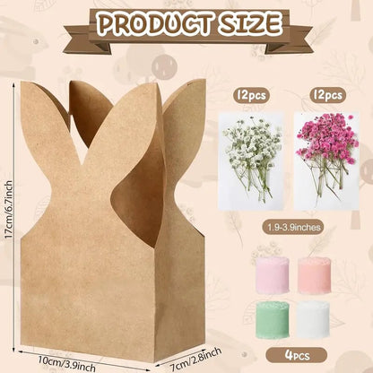 🔥🐇 Boho Bunny påske goodie bags (✨24 stk)