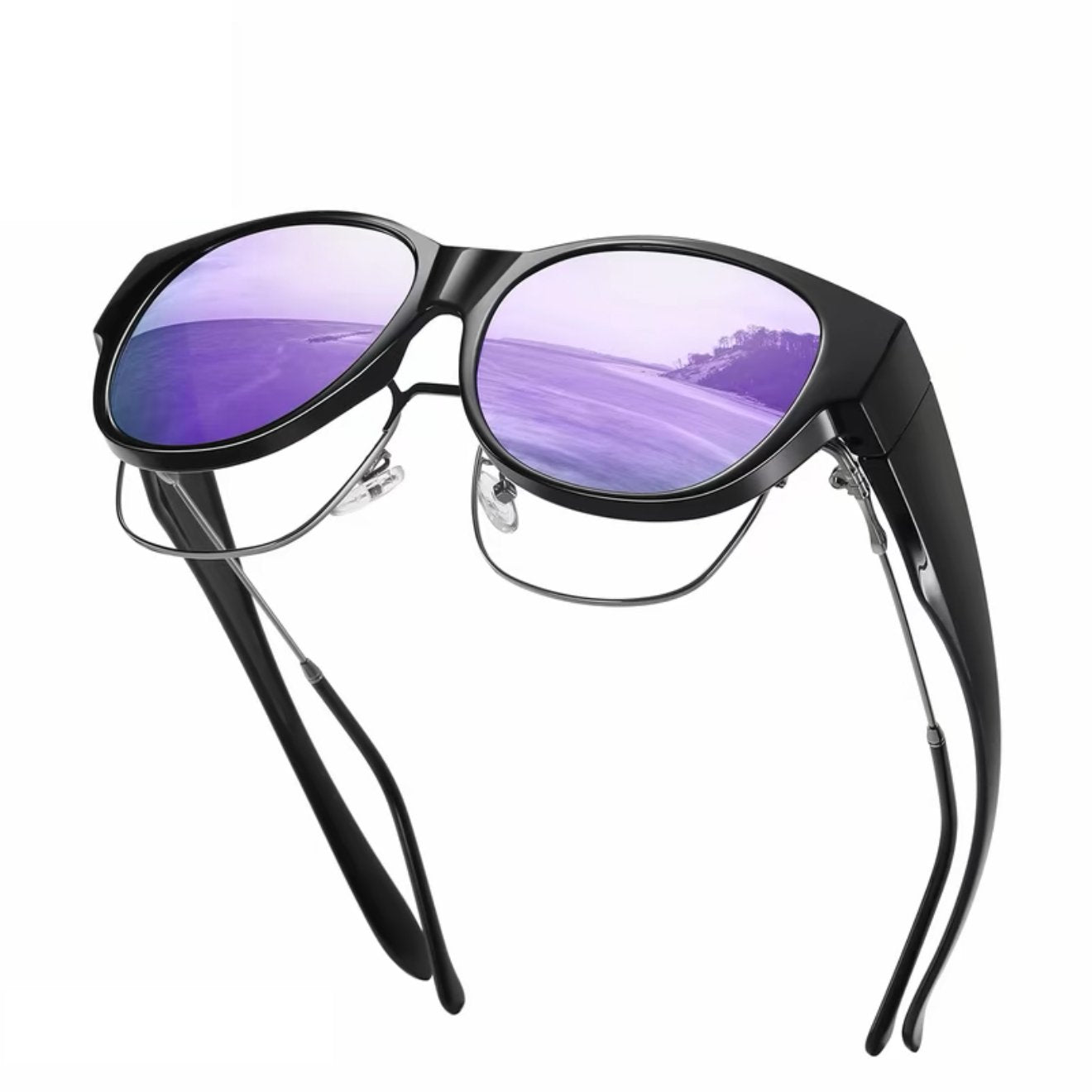 🔥🚀🕶Nye oversized solbriller i cat-eye-stil med polariserede glas og UV400-beskyttelse