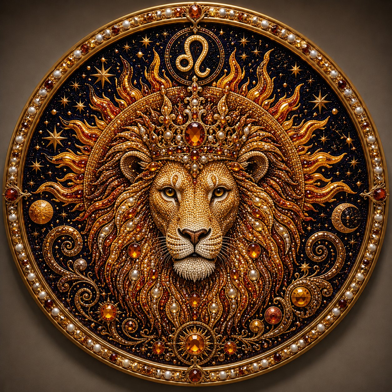 🔥 Perlekunstsæt med de 12 stjernetegn ♈🌙