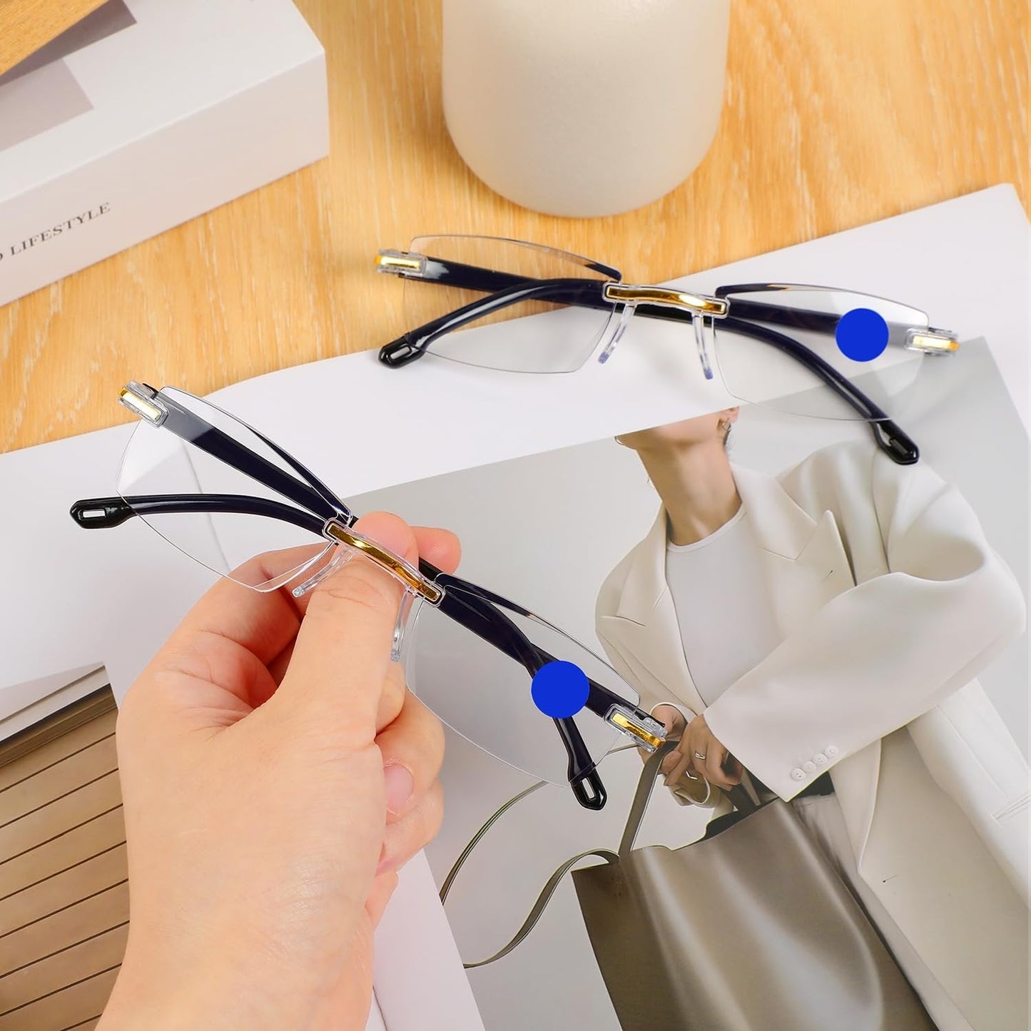 🎁Sidste dagskampagne 49 % RABAT🔥Strålingsbeskyttende læsebrille