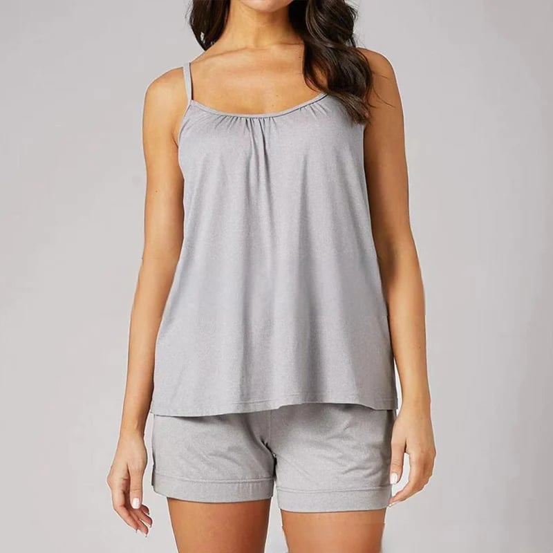 🏆SIDSTE DAGS UDSALG 49% RABAT - Løstsiddende tanktop med indbygget bh