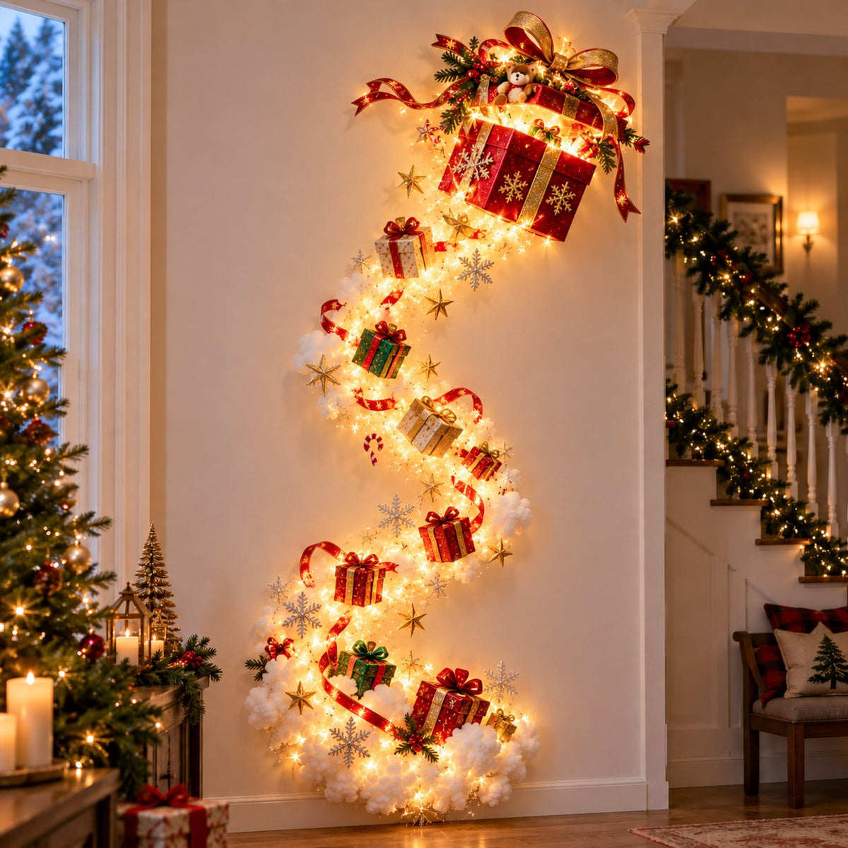 ✨Christmas Magic Trail væglampe – lidt julemagi lige på din væg✨