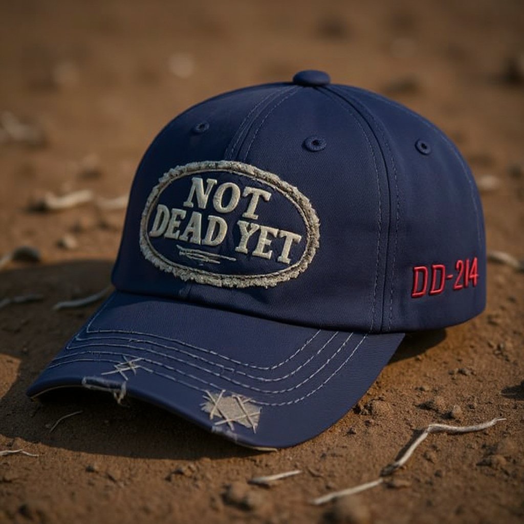 NOT DEAD YET - Vintagevasket baseballkaske