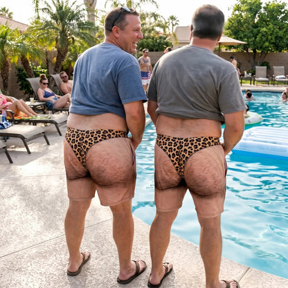 »Cheeky Commando« – sjove badebukser til sjov – garanteret til at få folk til at kigge to gange
