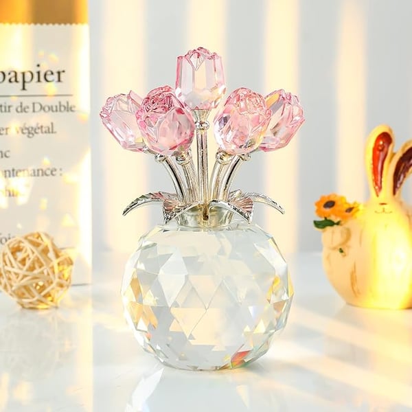 🌈✨ Krystalblomst Prisma Vase ✨