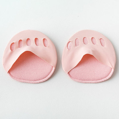 👠✨ Femtåede forfodspuder til kvinder | Stødabsorberende indlægssåler til højhælede sko | Sort/beige