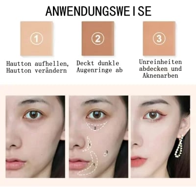 🎉Stort Udsalg med 60% Rabat💝3-i-1 Contouring og Brighten Concealer-Palet