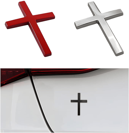 Køb en, få en gratis!✝️ Metal Jesus Kristus kors-badge-klistermærker