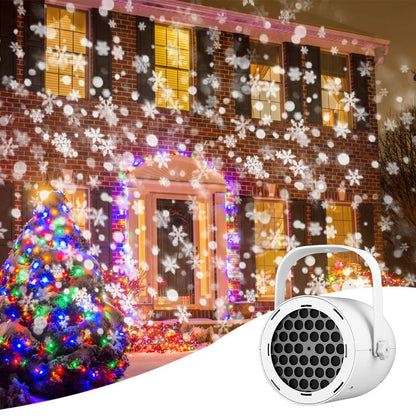 🎅LED-julelampe med projektion – 16 mønstre med ren julemagi!🎄