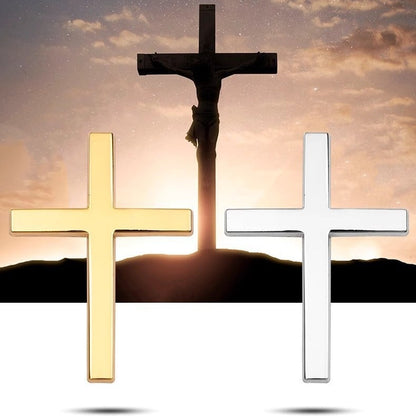 Køb en, få en gratis!✝️ Metal Jesus Kristus kors-badge-klistermærker