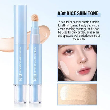 🖋️✨Køb 1, få 1 gratis!! 💙 Concealer med dobbelt effekt: foundation og øjenconcealer — 24 timers holdbar makeup👁️