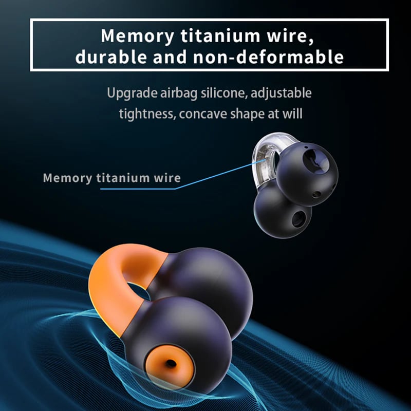 🥰 Bluetooth Ear Clip-On Headset med Ai Translator med digitalt display 🎧 🎧