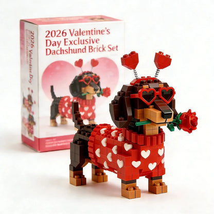 💖 2026 Valentine's Day Exclusive Dachshund Brick Set