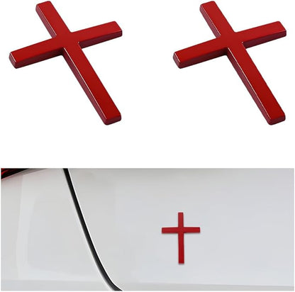 Køb en, få en gratis!✝️ Metal Jesus Kristus kors-badge-klistermærker