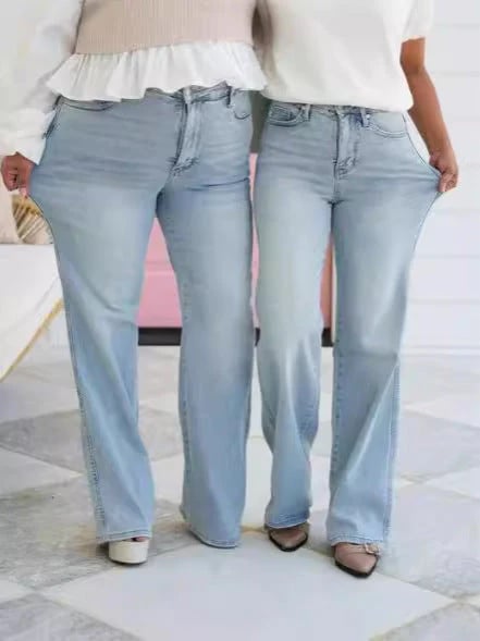 Holy Grail Bootcut-jeans med mavekontrol 🔥