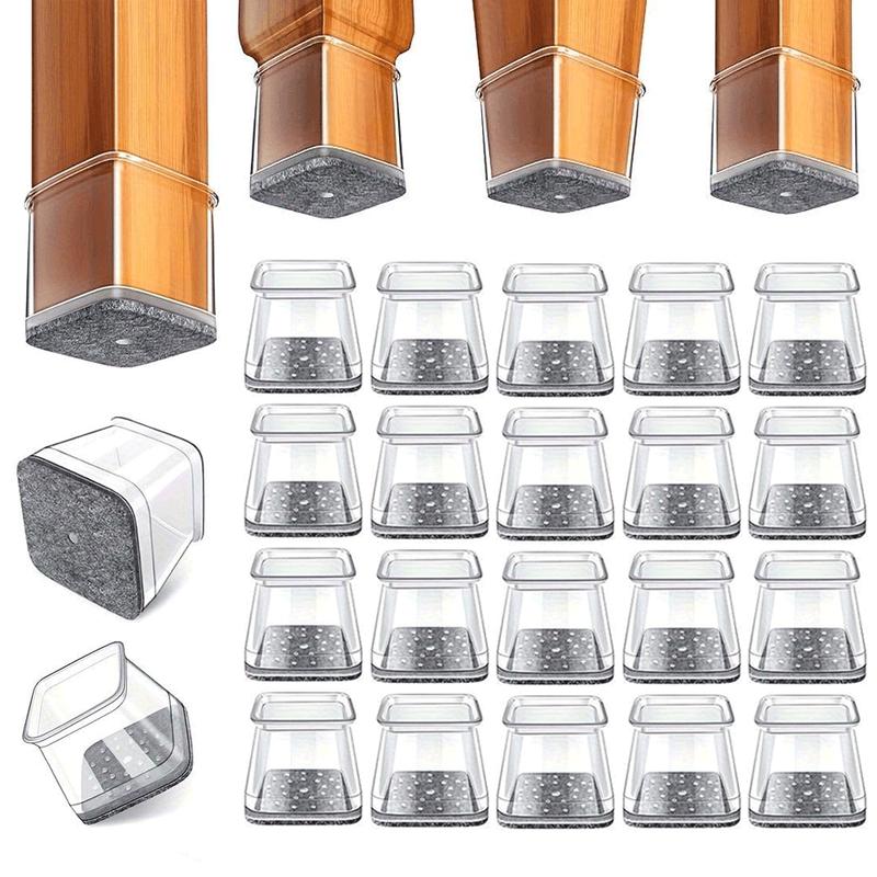 ✨ Universelle gummi-stolebeskyttere – Passer til alle stolebenformer, ridsefaste og holdbare, den ultimative løsning til beskyttelse af dine gulve.
