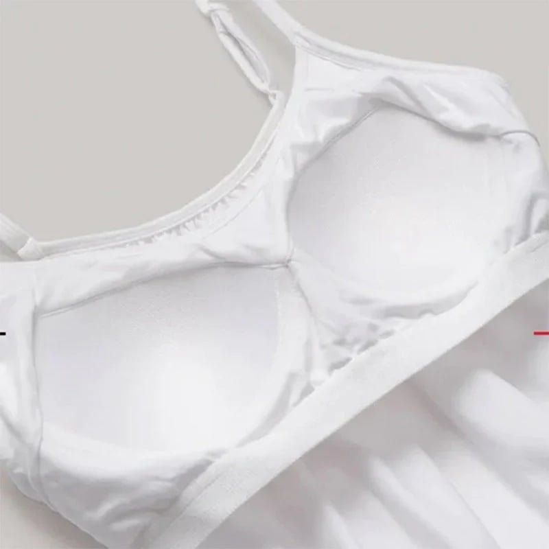 🏆SIDSTE DAGS UDSALG 49% RABAT - Løstsiddende tanktop med indbygget bh