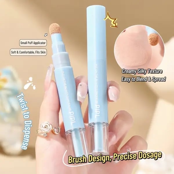 🖋️✨Køb 1, få 1 gratis!! 💙 Concealer med dobbelt effekt: foundation og øjenconcealer — 24 timers holdbar makeup👁️
