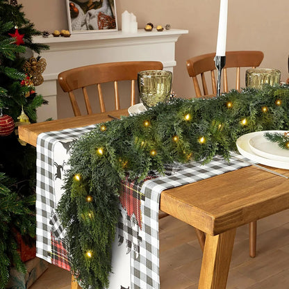 🎅⛄forlyste julekranse af cedertræ🎄(1.8 m)
