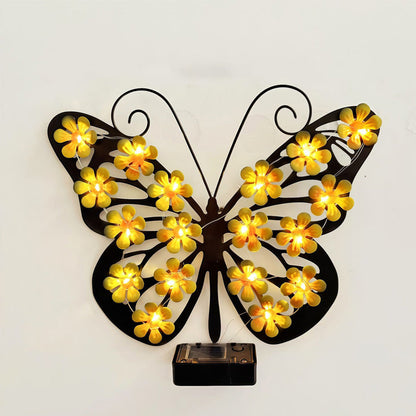 🦋 Solcelledrevet sommerfuglelampe til hav