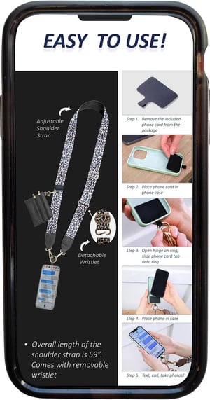 📢New Exclusive Flash Sale 49% OFF🔥 Telefonrem med lynlåstaske