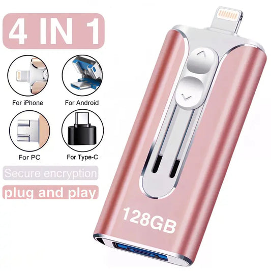 4 i 1 USB-hukommelse - lynhurtig billedoverførsel