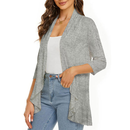 Letvægtscardigan til damer i silke.