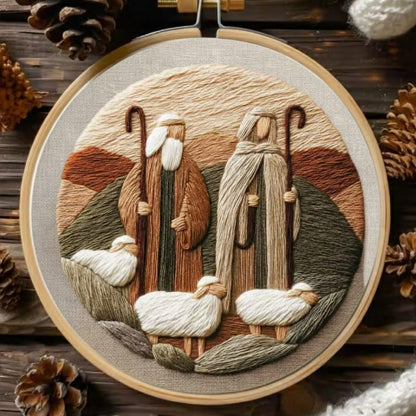 Påske-broderi DIY-kunstsæ