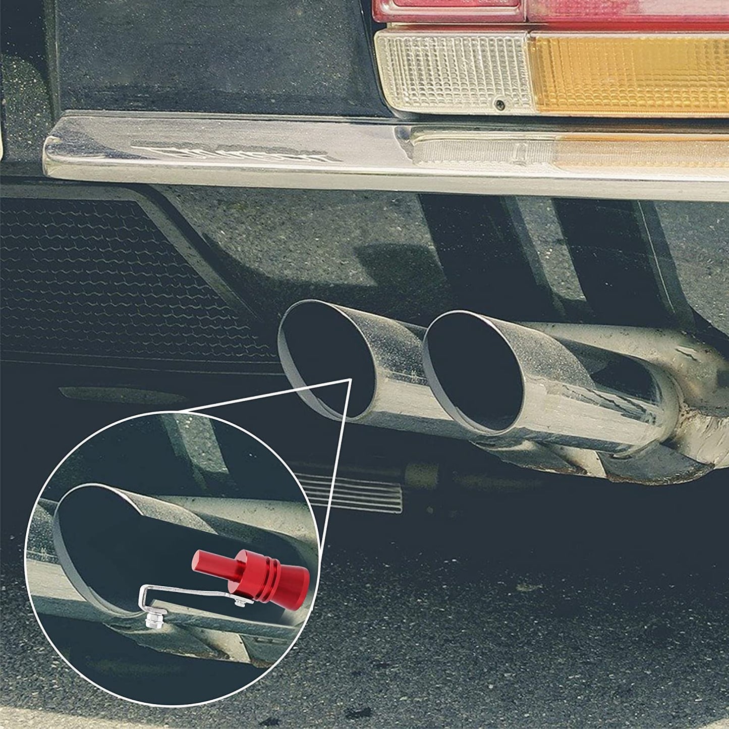 Bil Tuning Turbo Fløjte Udstødningsrør Lydgenerator Imitator Turbo Udstødning Imitation Fløjte