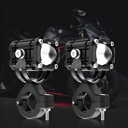 🎉 Udsalg 2026 — Over 40.000 solgt! 🏍️ Universelle LED-spotlights til motorcykler – dobbeltstråle og vandtætte til alle vejrforhold 💡