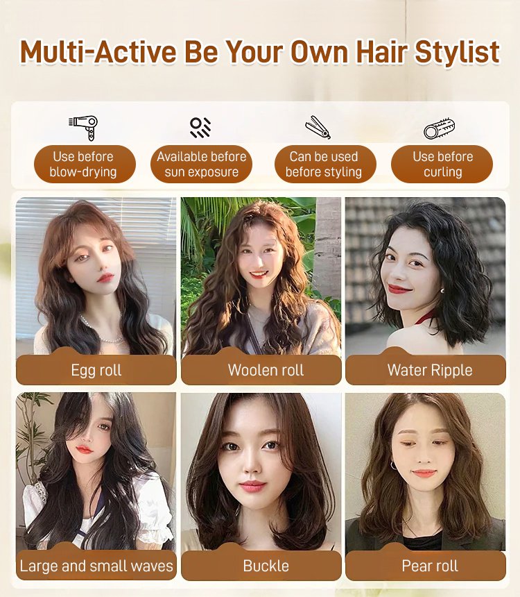 🔥Langvarig styling, marokkansk volumen, fugtgivende og elastisk