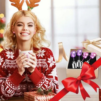 Stilfulde LED-belyste kroneørering