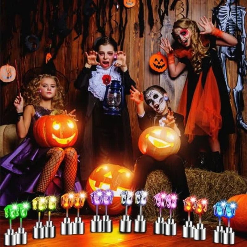 Stilfulde LED-belyste kroneørering