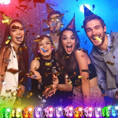 Stilfulde LED-belyste kroneørering